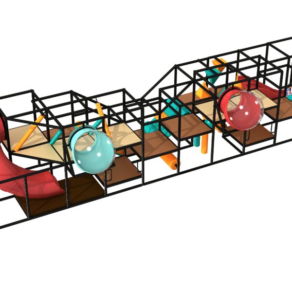 Indoor Playground GPS1231 – 9 ft. H x 8 ft. W x 40 ft.