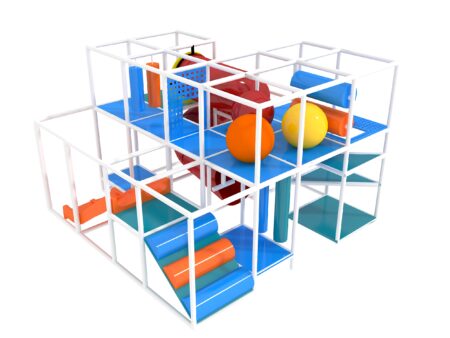 Indoor Playground GPS1359 - 10 ft. H x 15 ft. W x 15 ft.