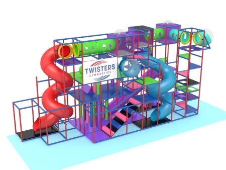 Indoor Playground GPS1363 - 10 ft. H x 40 ft. W x 12 ft.