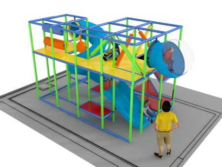 Indoor Playground GPS1355 - 11 ft. H x 10 ft. W x 16 ft.