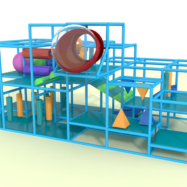 Indoor Playground GPS1285 – 11 ft. H x 24 ft. W x 12 ft.