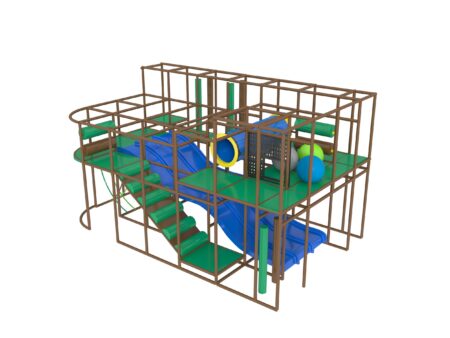 Indoor Playground GPS1364 - 14 ft. H x 26 ft. W x 15 ft.