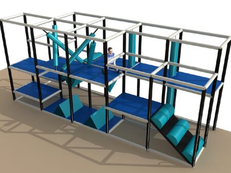 Indoor Playground GPS1280 - 9 ft. H x 20 ft. W x 6 ft.