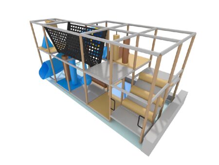Indoor Playground GPS1271 - 9 ft. H x 20 ft. W x 8 ft.