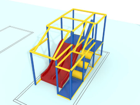 Indoor Playground GPS1027 - 9 ft. H x 6 ft. W x 12 ft.