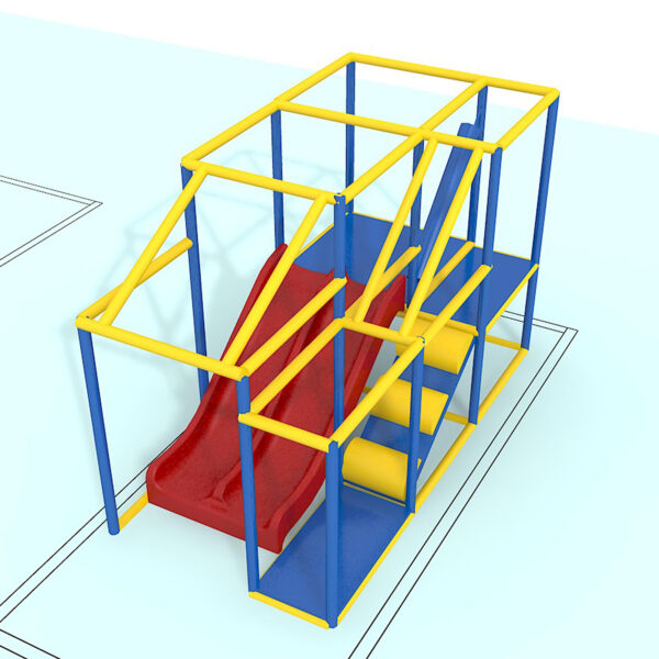 Indoor Playground GPS1027 – 9 ft. H x 6 ft. W x 12 ft.