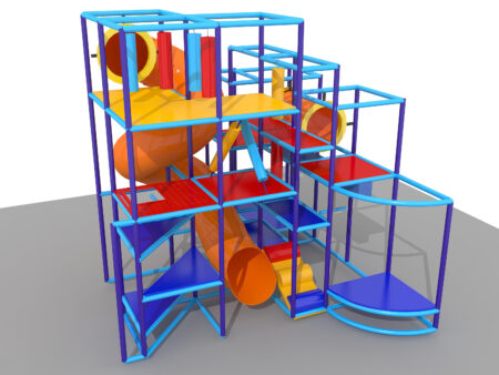 Indoor Playground GPS1370 - 15 ft. H x 16 ft. W x 14 ft.
