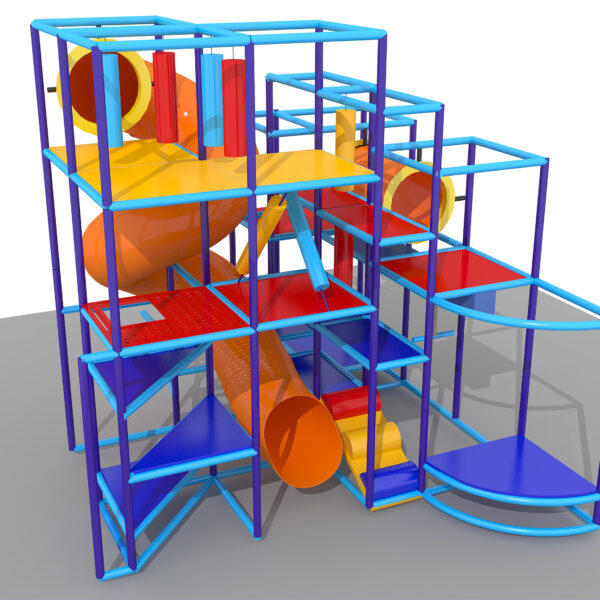 Indoor Playground GPS1370 – 15 ft. H x 16 ft. W x 14 ft.