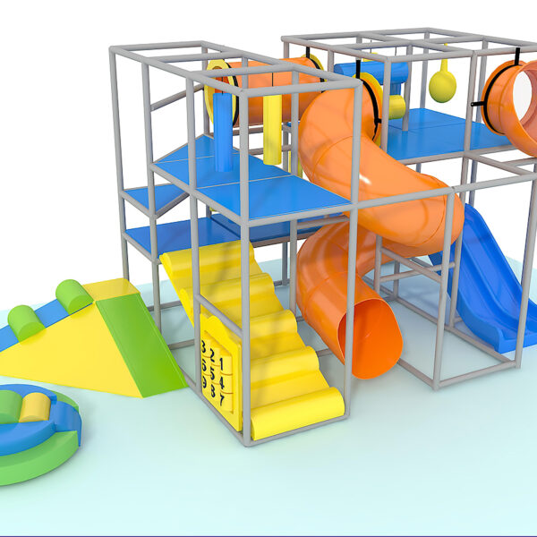 Indoor Playground GPS1372 – 12 ft. H x 20 ft. W x 12 ft.
