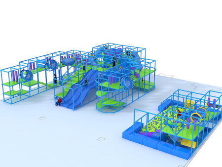 Indoor Playground GPS1373 - 12 ft. H x 36 ft. W x 56 ft.