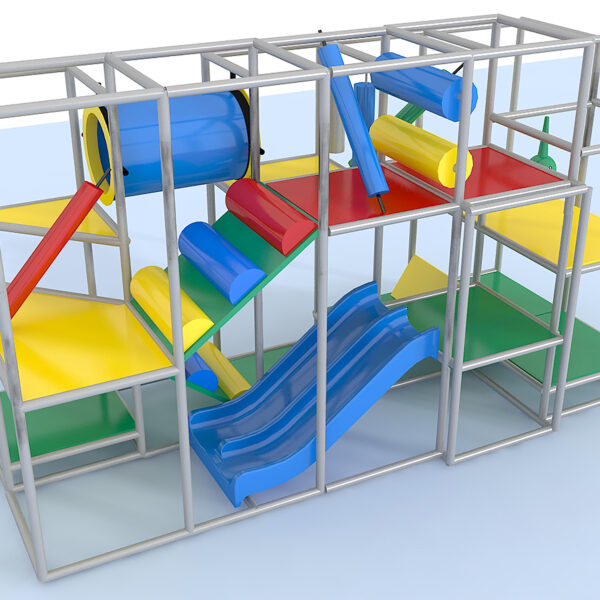 Indoor Playground GPS1375 – 12 ft. H x 20 ft. W x 8 ft.