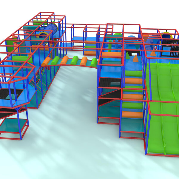 Indoor Playground GPS1378 – 11 ft. H x 48 ft. W x 36 ft.