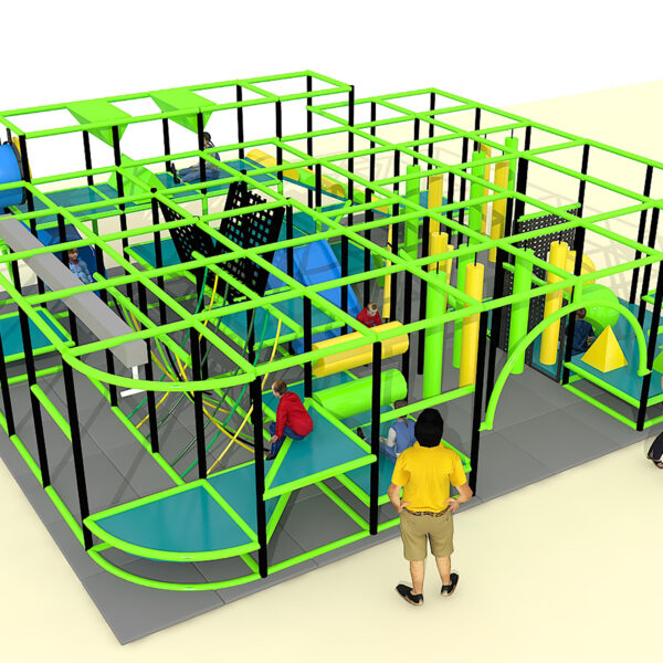 Indoor Playground GPS1380 – 9 ft. H x 28 ft. W x 24 ft.