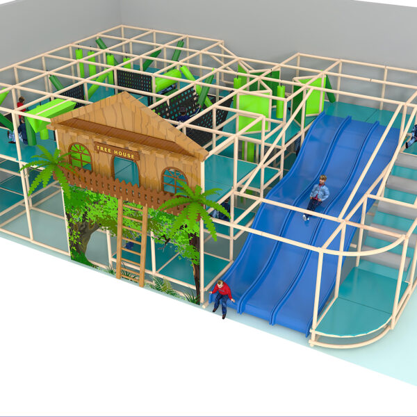 Indoor Playground GPS1381 – 11 ft. H x 36 ft. W x 24 ft.