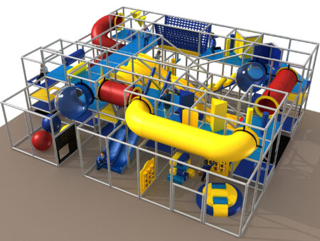 Indoor Playground GPS1384 - 15 ft. H x 36 ft. W x 28 ft.