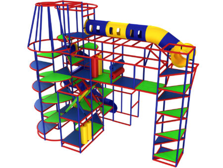 Indoor Playground GPS1387 - 24 ft. H x 28 ft. W x 16 ft.