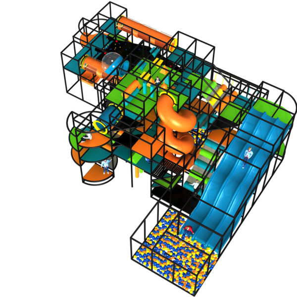 Indoor Playground GPS1390 – 19 ft. H x 48 ft. W x 40 ft.