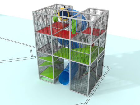 Indoor Playground GPS1057 - 15 ft. H x 12 ft. W x 12 ft.