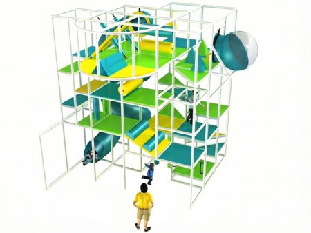 Indoor Playground GPS1124 - 19 ft. H x 16 ft. W x 16 ft.