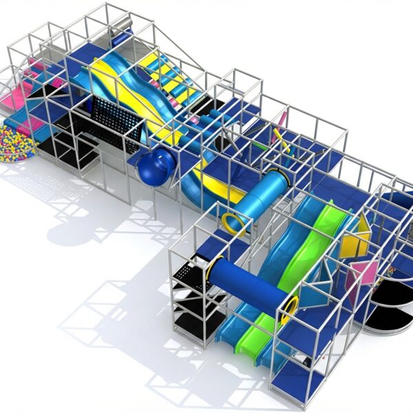 Indoor Playground GPS1389 – 15 ft. H x 64 ft. W x 28 ft.